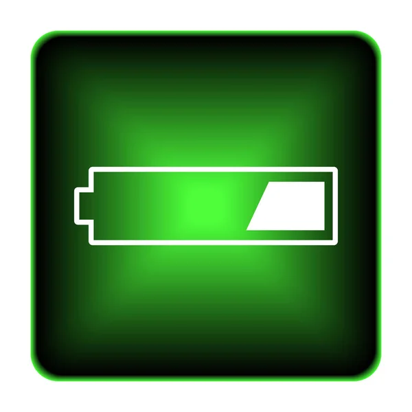1 derde opgeladen batterijpictogram — Stockfoto
