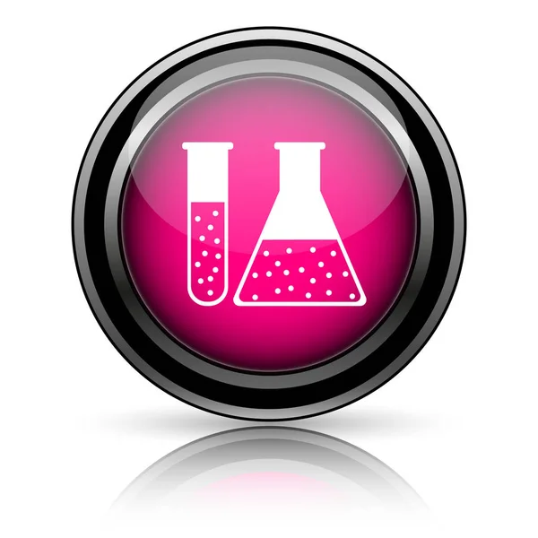 Chemistry Set Icon Internet Button White Background — Stock Photo, Image