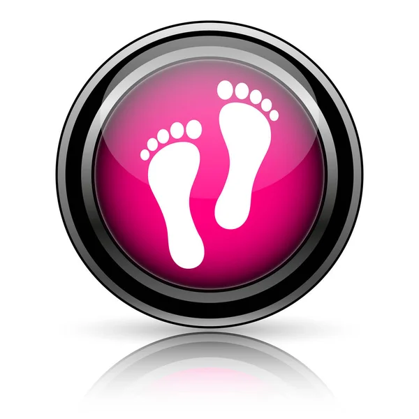Icono de huella de pie —  Fotos de Stock