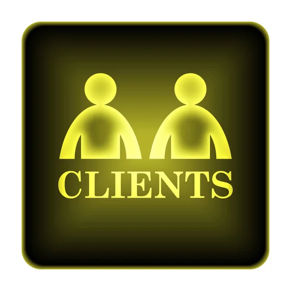 Icona dei clienti — Foto Stock