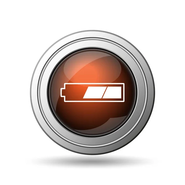 2 thirds charged battery icon — Stock Photo, Image