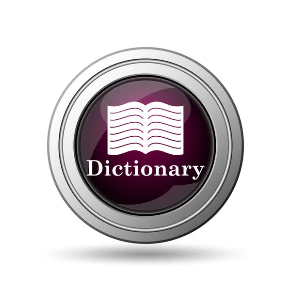 Значок словника — стокове фото