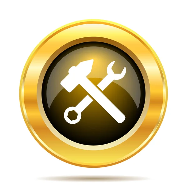 Tools Icon Internet Button White Background — Stock Photo, Image