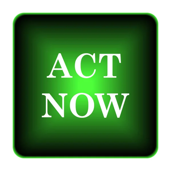 Act now icon — Stock Photo, Image