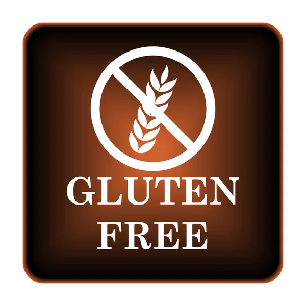 Glutenfreies Symbol Internet Taste Auf Weißem Hintergrund — Stockfoto