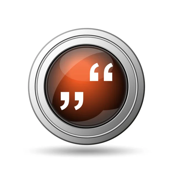 Quotation marks icon — Stock Photo, Image