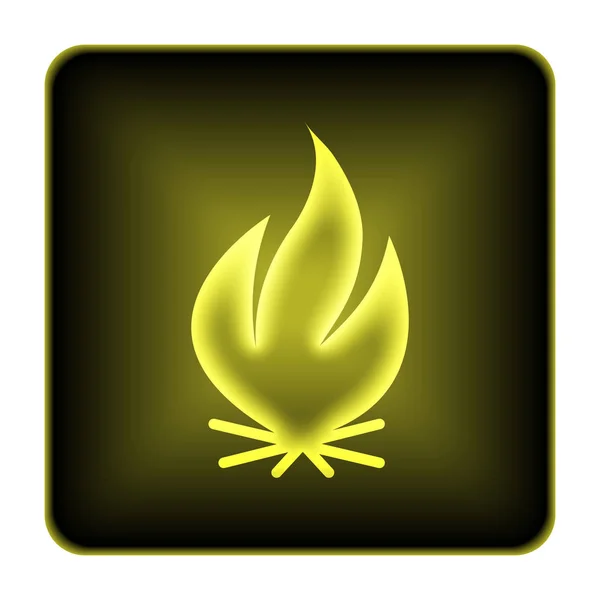Ikona ognia — Zdjęcie stockowe