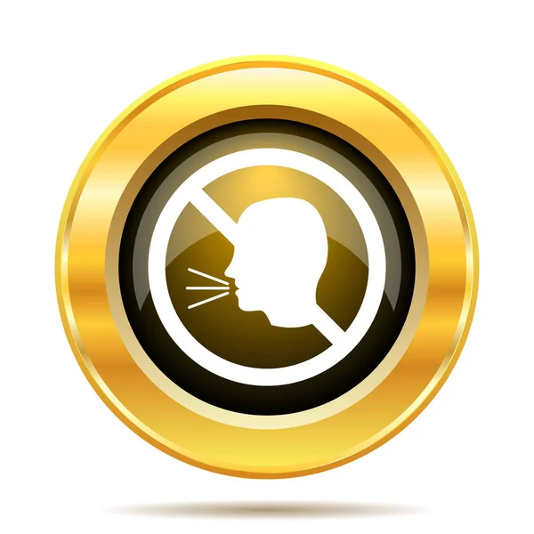 No talking icon — Stock Photo, Image