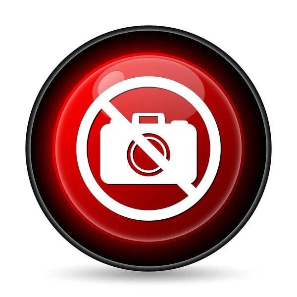 Forbidden camera icon — Stock Photo, Image