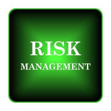 Risk Yönetimi simgesini. Beyaz arka plan üzerinde Internet düğmesi