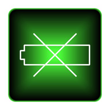 boş bir pil simgesi