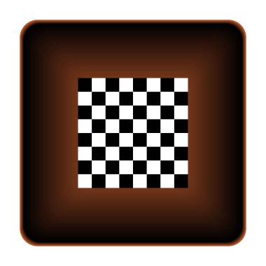 Bayrak simgesini bitirmek. Beyaz arka plan üzerinde Internet düğmesi