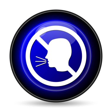 Konuşan bir simge yoktur. Beyaz arka plan üzerinde Internet düğmesi