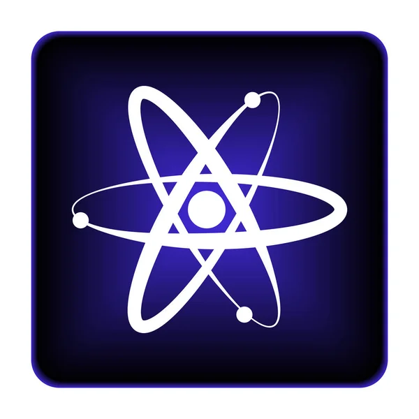 Atoms Icon Internet Button White Background — Stock Photo, Image