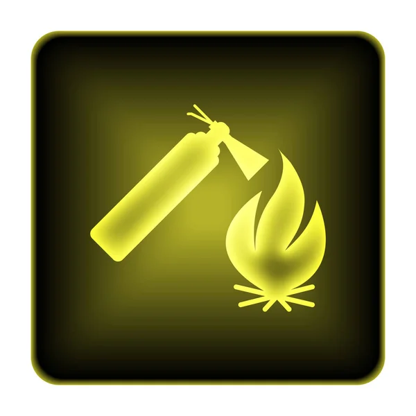 Feuer-Ikone — Stockfoto