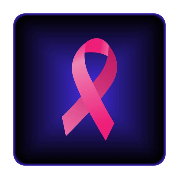 Breast cancer ribbon icon — Stock Photo, Image