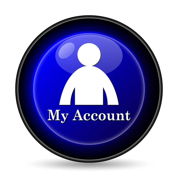 Account Icon Internet Button White Background — Stock Photo, Image