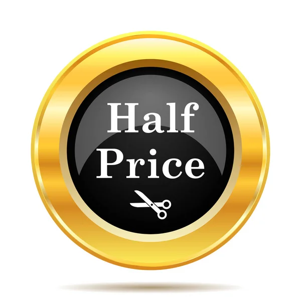 Half price icon — Stock Photo, Image