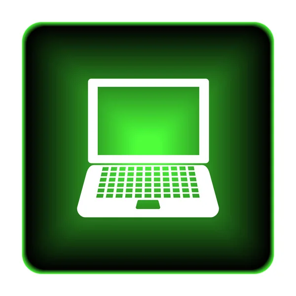 Přenosný počítač ikona — Stock fotografie