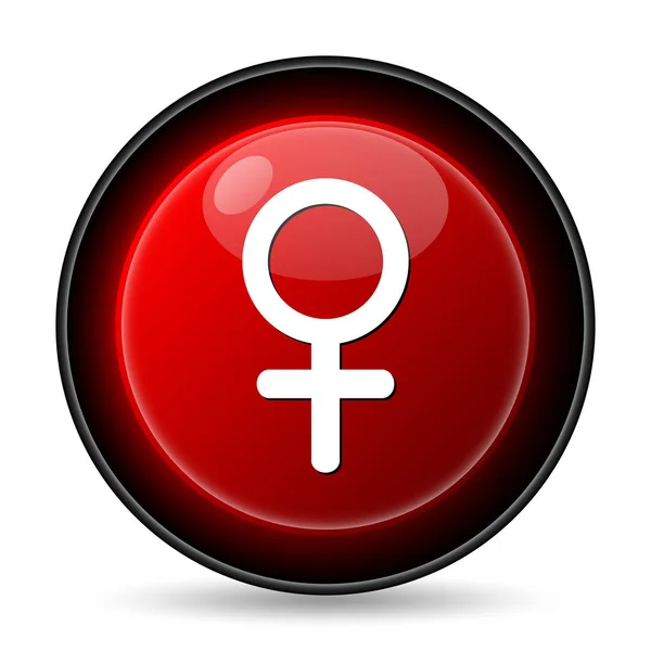 Ícone de sinal feminino — Fotografia de Stock