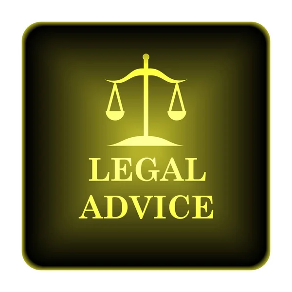 Legal advice icon — Stock Photo, Image