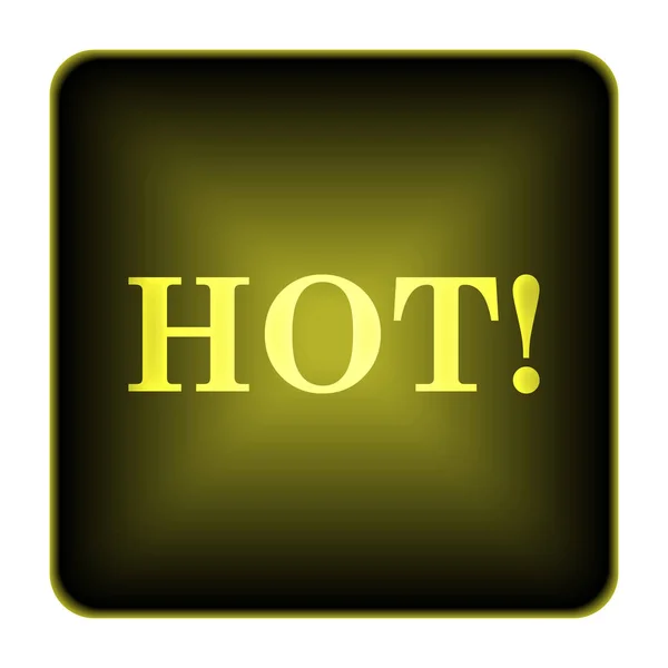 Gorący ikona — Zdjęcie stockowe