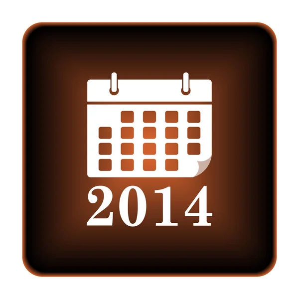Ikona kalendáře 2014 — Stock fotografie