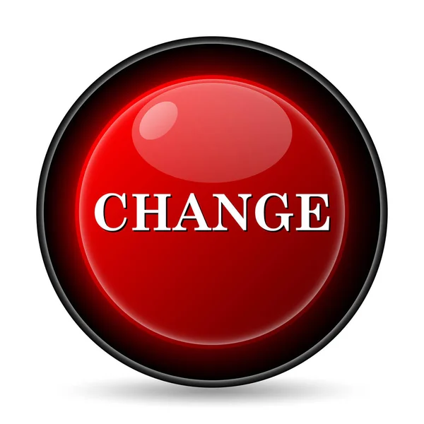 Change Icon Internet Button White Background — Stock Photo, Image