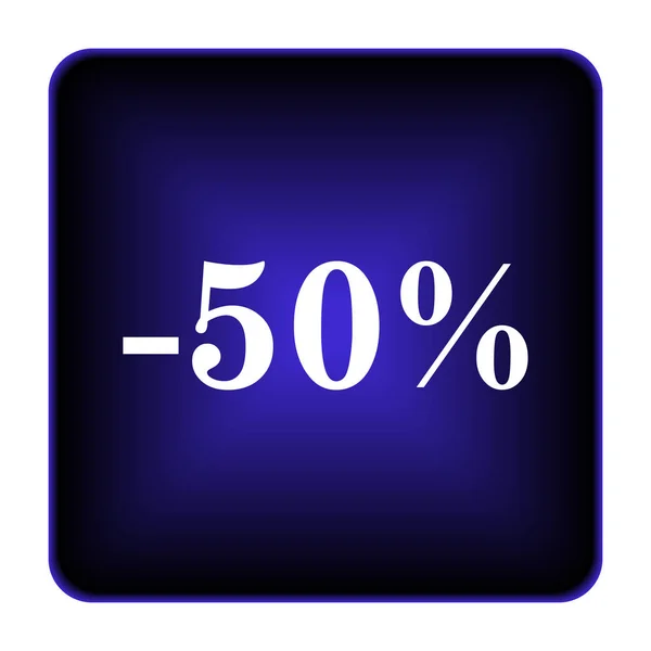 50 percent discount icon — Stock Photo, Image