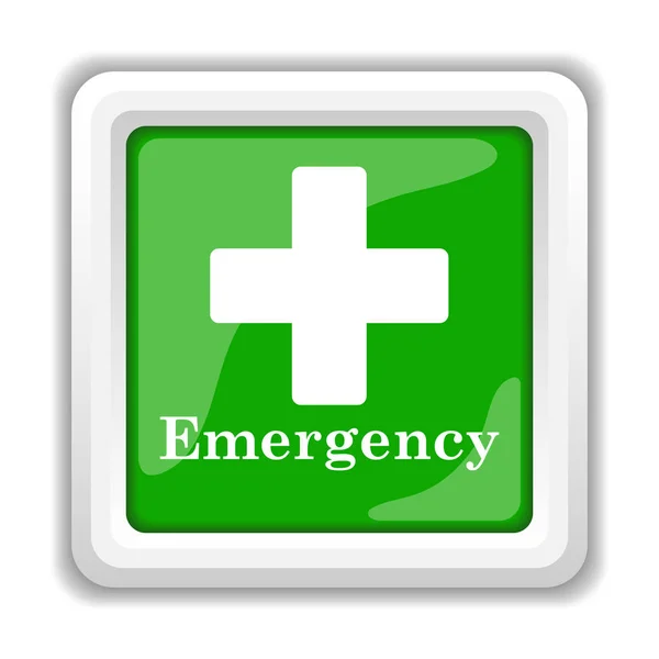 Emergency Icon Internet Button White Background — Stock Photo, Image