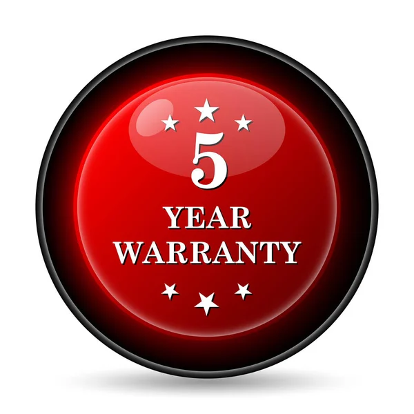 5 year warranty icon — Stock Photo, Image