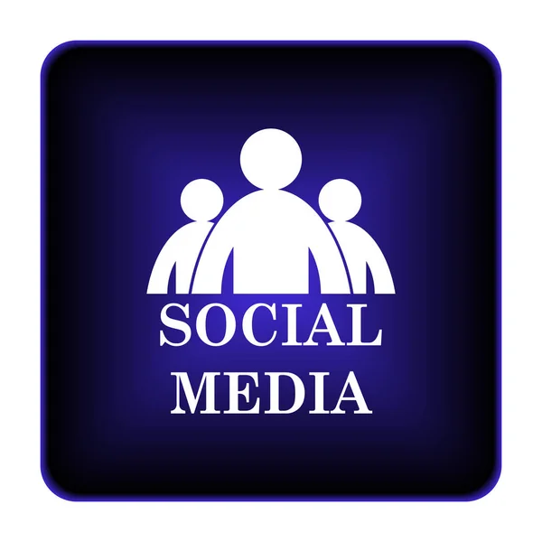 Icona dei social media — Foto Stock