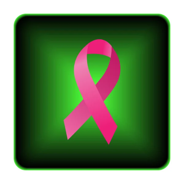 Breast cancer ribbon icon — Stock Photo, Image