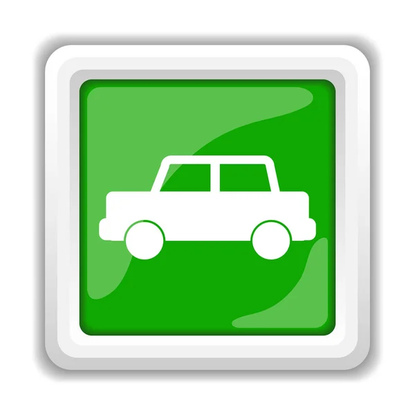 Car Icon Internet Button White Background — Stock Photo, Image