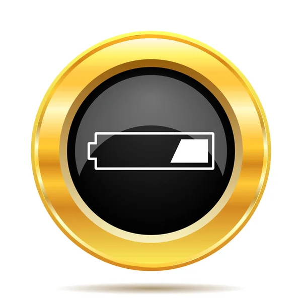 1 terceiro ícone de bateria carregada — Fotografia de Stock