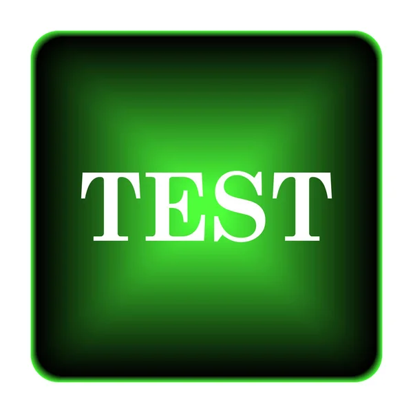 Test icon — Stock Photo, Image