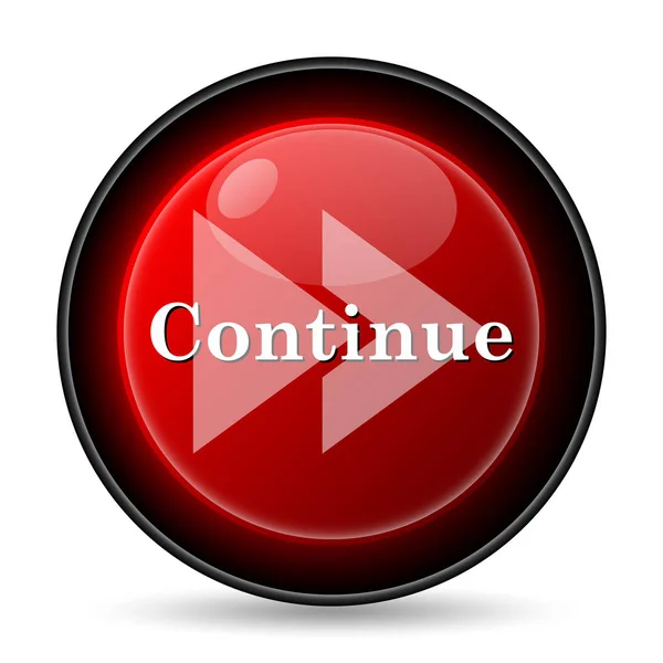 Continue icon — Stock Photo, Image