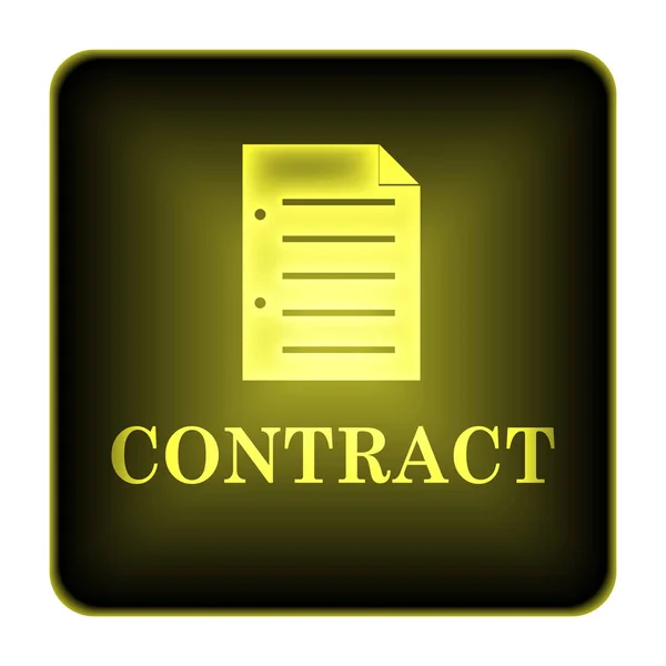 Contract pictogram — Stockfoto