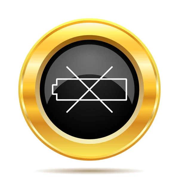 Empty battery icon — Stock Photo, Image