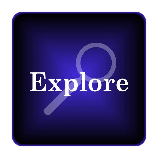 Explore icon — Stock Photo, Image