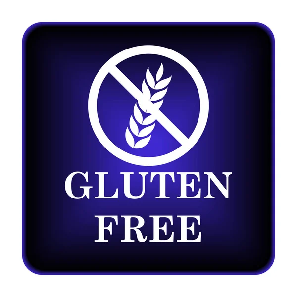 Glutenfreies Symbol Internet Taste Auf Weißem Hintergrund — Stockfoto