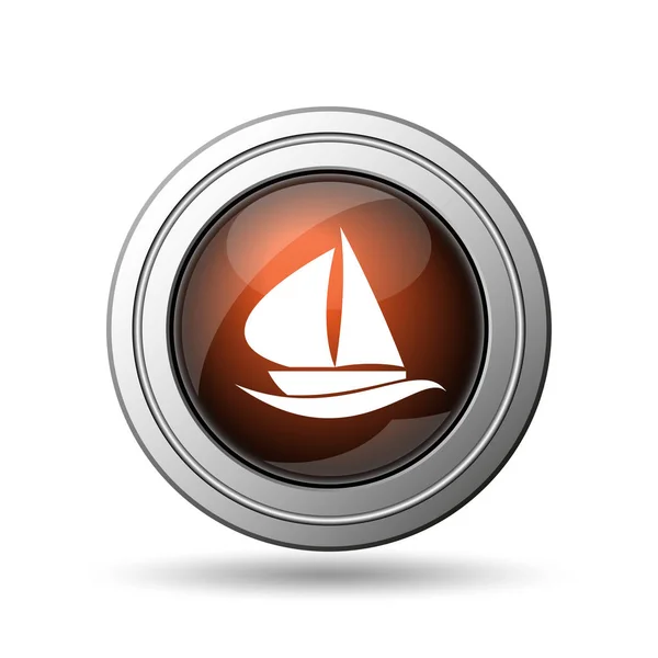 Zeilboot pictogram — Stockfoto