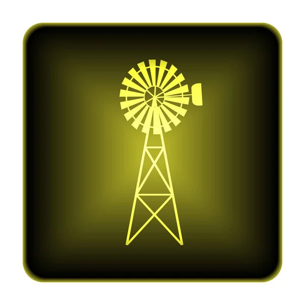 Ícone clássico moinho de vento — Fotografia de Stock