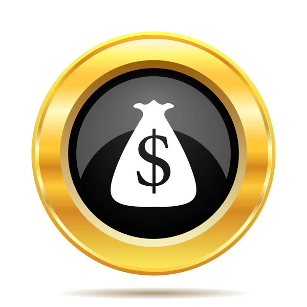 Dollar zak pictogram — Stockfoto