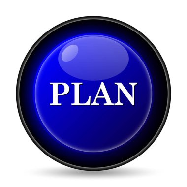 Planı simgesi. Beyaz arka plan üzerinde Internet düğmesi