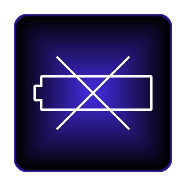 boş bir pil simgesi