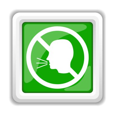 Konuşan bir simge yoktur. Beyaz arka plan üzerinde Internet düğmesi