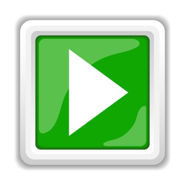 Oyun işareti simgesi. Beyaz arka plan üzerinde Internet düğmesi