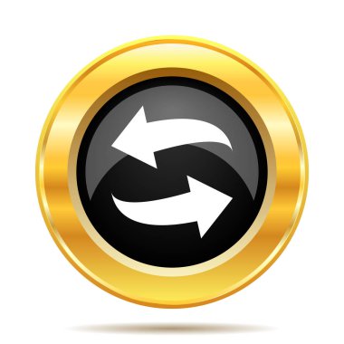 Simge değiştir. Beyaz arka plan üzerinde Internet düğmesi