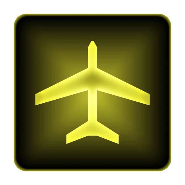 Ícone de avião — Fotografia de Stock